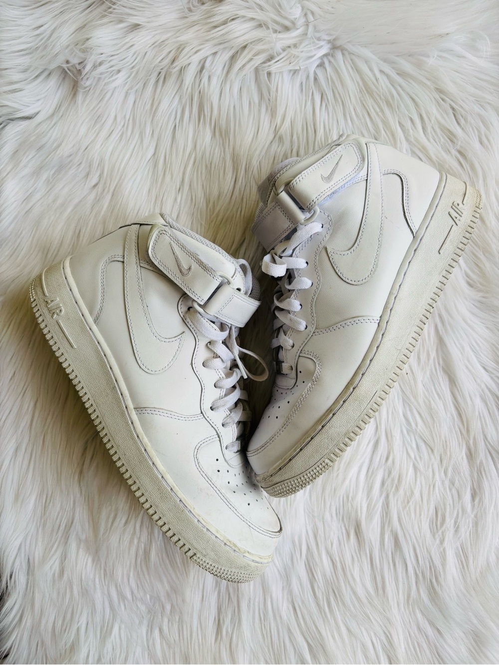 Nike Air Force 1 Mid '07 Triple White - Men’s Size 10